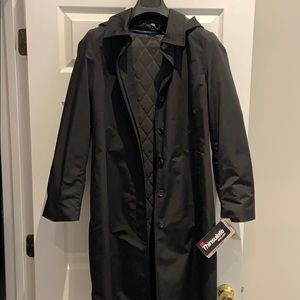 Great NWT warm all-weather coat with lining & hood